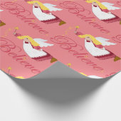 Glaube Weihnachts-Engel Geschenkpapier (Ecke)