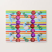 Glaube Weihnachts Puzzle Weihnachtsschneemann (Horizontal)