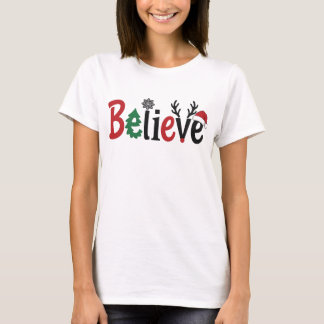 Glaube Weihnachts-Shirt, Weihnachten Glaube-Shirt T-Shirt