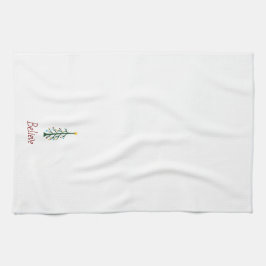 Glaube Weihnachtsbaum Pine Evergreen Geschirrtuch