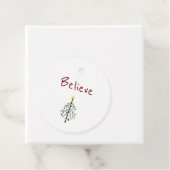 Glaube Weihnachtsbaum Red Green Simple Geschenkanhänger (Beispiel)