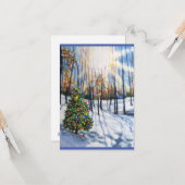 Glaube Weihnachtskarte Karte (Vorderseite/Rückseite Beispiel)