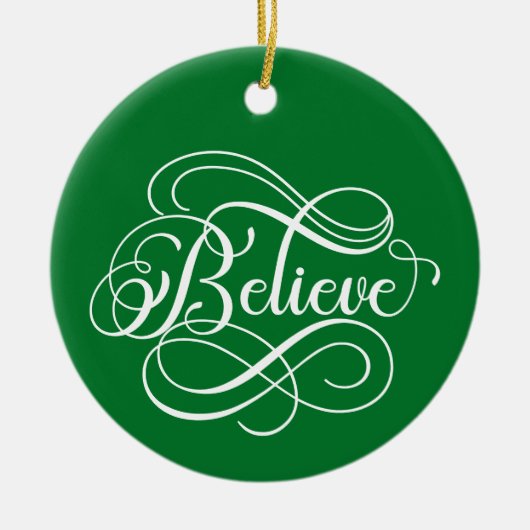 Glaube - Weihnachtsschmuck (Vorne)