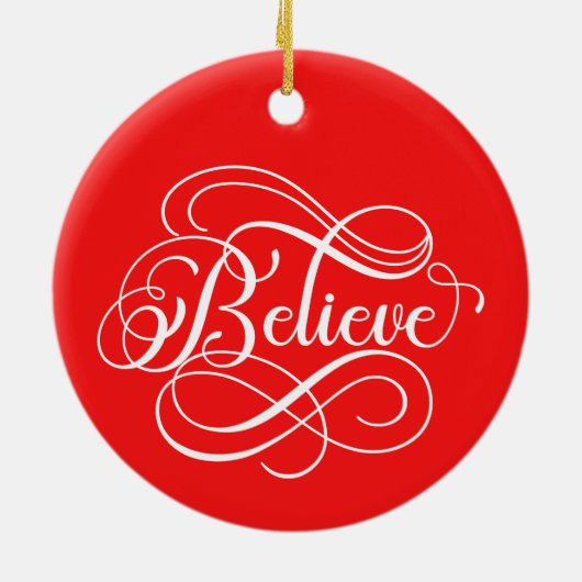 Glaube - Weihnachtsschmuck (Hinten)