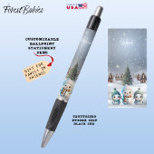 Glaube Weihnachtsschnee Frau Familie Weihnachtsges Kugelschreiber