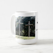 Glaube weiß, dass Gott wird es tun Kaffeetasse (Vorderseite Links)