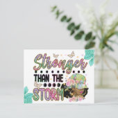 Glaube, wenn Gott für uns ist, die gegen uns sein  Postkarte (Stehend Vorderseite)