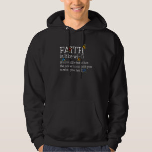 Glaube wie Wi-Fi Christliche religiöse Mutter Vate Hoodie