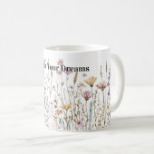 Glaube Wildblumen Kaffeetasse (VorderseiteRechts)