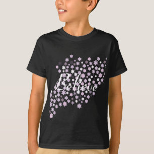 Glaube/Winter-Schneeflocken T-Shirt