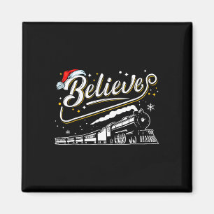 Glaube Zug Weihnachten Nordpol Polar Express F Magnet