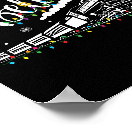 Glaube Zug Weihnachten Nordpol Polar Express F Poster (Ecke)