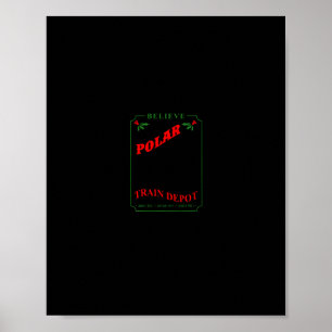 glauben alle an Bord der Expresszugstation chris Poster