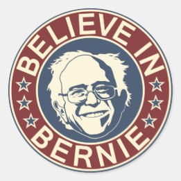 Glauben an Bernie Sticker (V1)