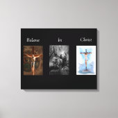 Glauben an Christus Wrapped Canvas 3 Leinwanddruck (Vorderseite)