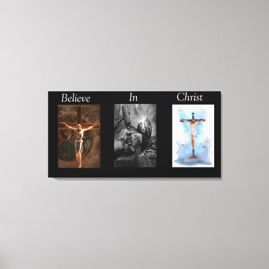 Glauben an Christus Wrapped Canvas 3 Leinwanddruck (Vorderseite)