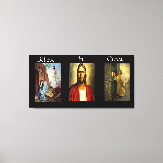 Glauben an Christus Wrapped Canvas 9 Leinwanddruck (Vorderseite)