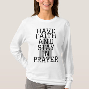 Glauben an das Gebet mutige Frauen T-Shirt