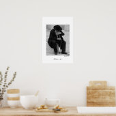 Glauben an das Leben Poster (Küche)