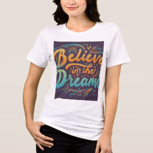 Glauben an den Traum Tri-Blend Shirt