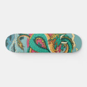 Glauben an Drachen Skateboard (Horizontal)
