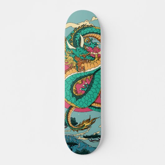 Glauben an Drachen Skateboard (Vorne)
