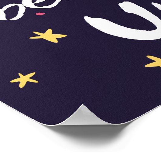 Glauben an Einhörner Poster (Ecke)