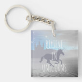 Glauben an Einhörner Schlüsselanhänger (Vorderseite)