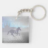 Glauben an Einhörner Schlüsselanhänger (Rückseite)