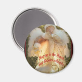 Glauben an Engel Magnet (Vorderseite/Rückseite)