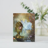 Glauben an Fantasiefairies Postkarte (Stehend Vorderseite)