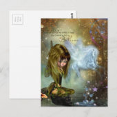 Glauben an Fantasiefairies Postkarte (Vorne/Hinten)