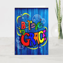 Glauben an Grace Karte