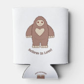Glauben an Liebe Bigfoot Dosenkühler (Rückseite)