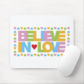 Glauben an Liebe (Farbe) Mousepad (Mit Mouse)