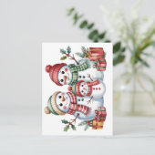 Glauben an Magie Feiertagspostkarte (Stehend Vorderseite)