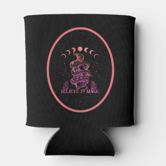 Glauben an magische Celestial Wiccan Art Dosenkühler (Rückseite)