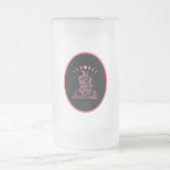 Glauben an magische Celestial Wiccan Art Mattglas Bierglas (Mittel)