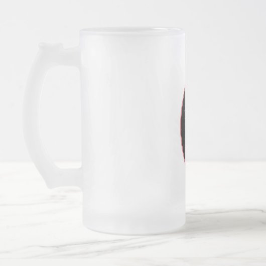 Glauben an magische Celestial Wiccan Art Mattglas Bierglas (Links)