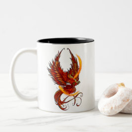 Glauben an magische Phoenix-Tasse Zweifarbige Tasse