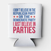 Glauben an Party | Funny Political Dosenkühler (Vorderseite)