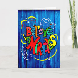 Glauben an Wunder Karte