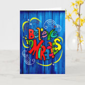 Glauben an Wunder Karte (Gelbe Blume)