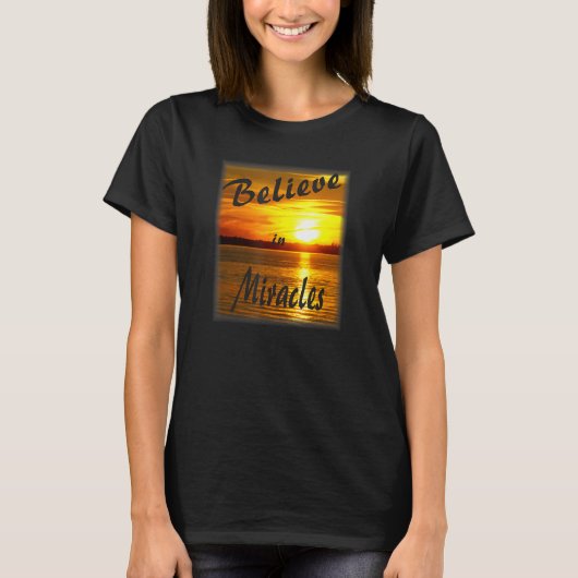 Glauben an Wunder T-Shirt (Vorderseite)