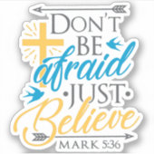 glauben aufkleber (Vorderseite)