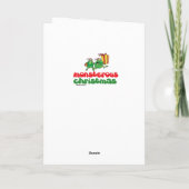 Glauben Außerirdischen an Weihnachten? Karte (Rückseite)