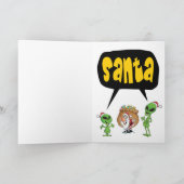 Glauben Außerirdischen an Weihnachten? Karte (Innenseite)