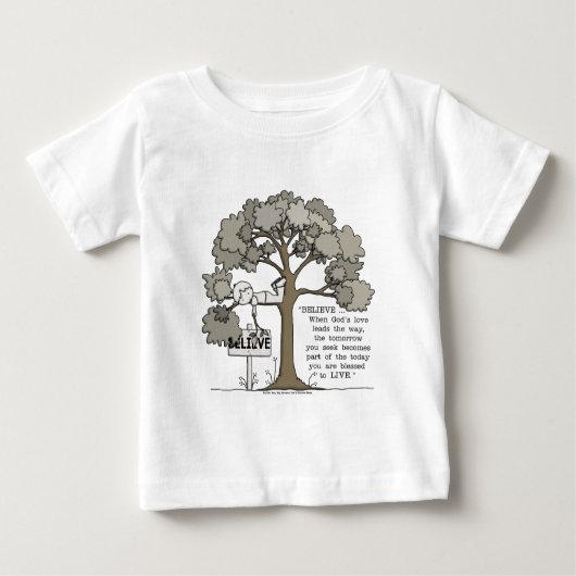 GLAUBEN BABY T-SHIRT (Vorderseite)