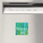 Glauben Bamboo Blau und Grün Magnet (In Situ (Geschirrspüler))