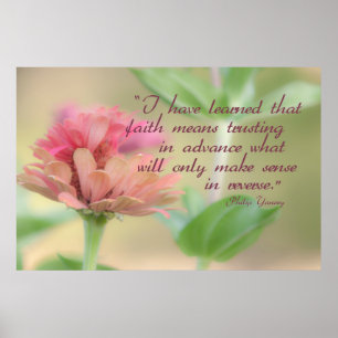 Glauben-botanisches Plakat